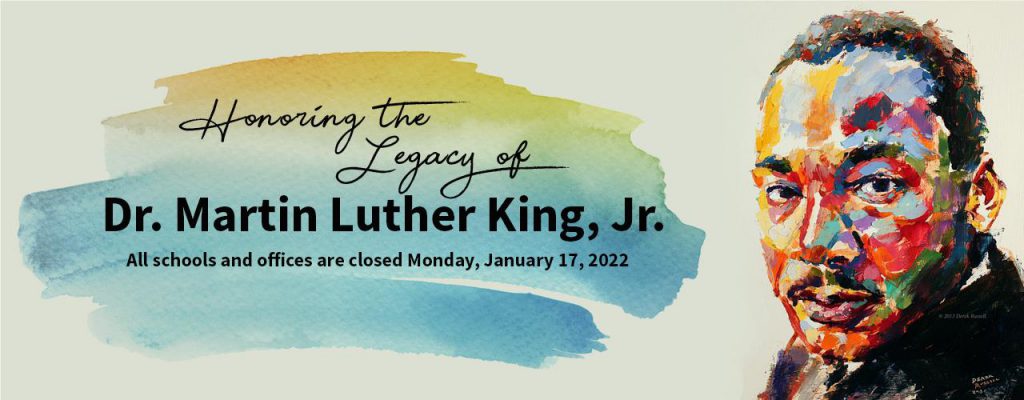 MLK Jr. Day web banner for 2022