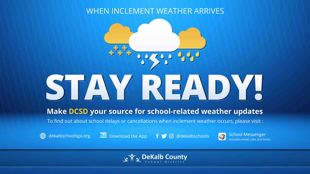 Emergency Weather Plan DeKalb County School District