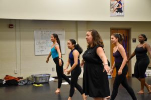 Anna Dunn teaches dance