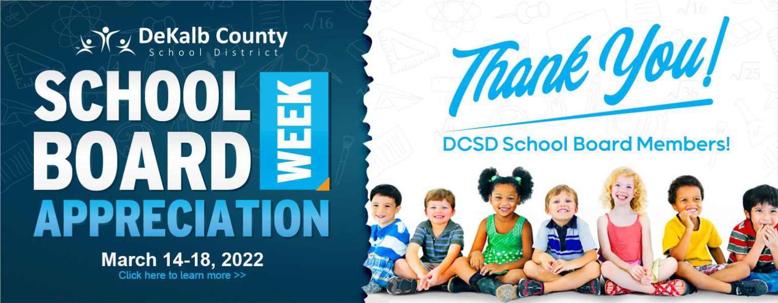 School Board Appreciation Week DeKalb County School District