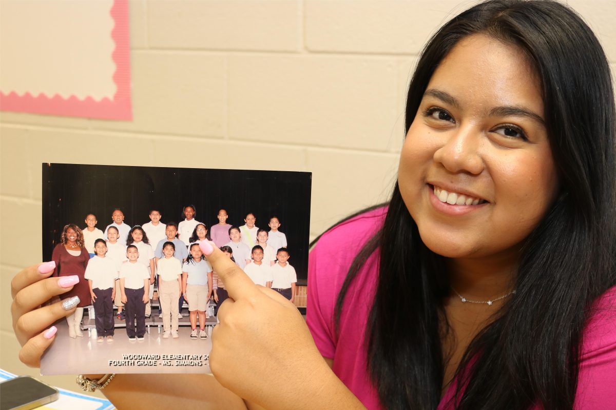 Woodward Elementary Former Student as Its Newest FirstGrade
