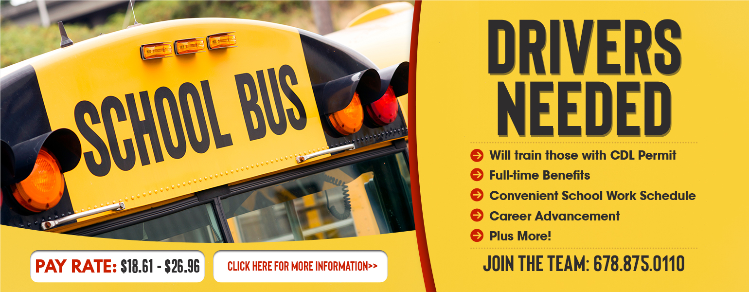 bus drivers needed web banner
