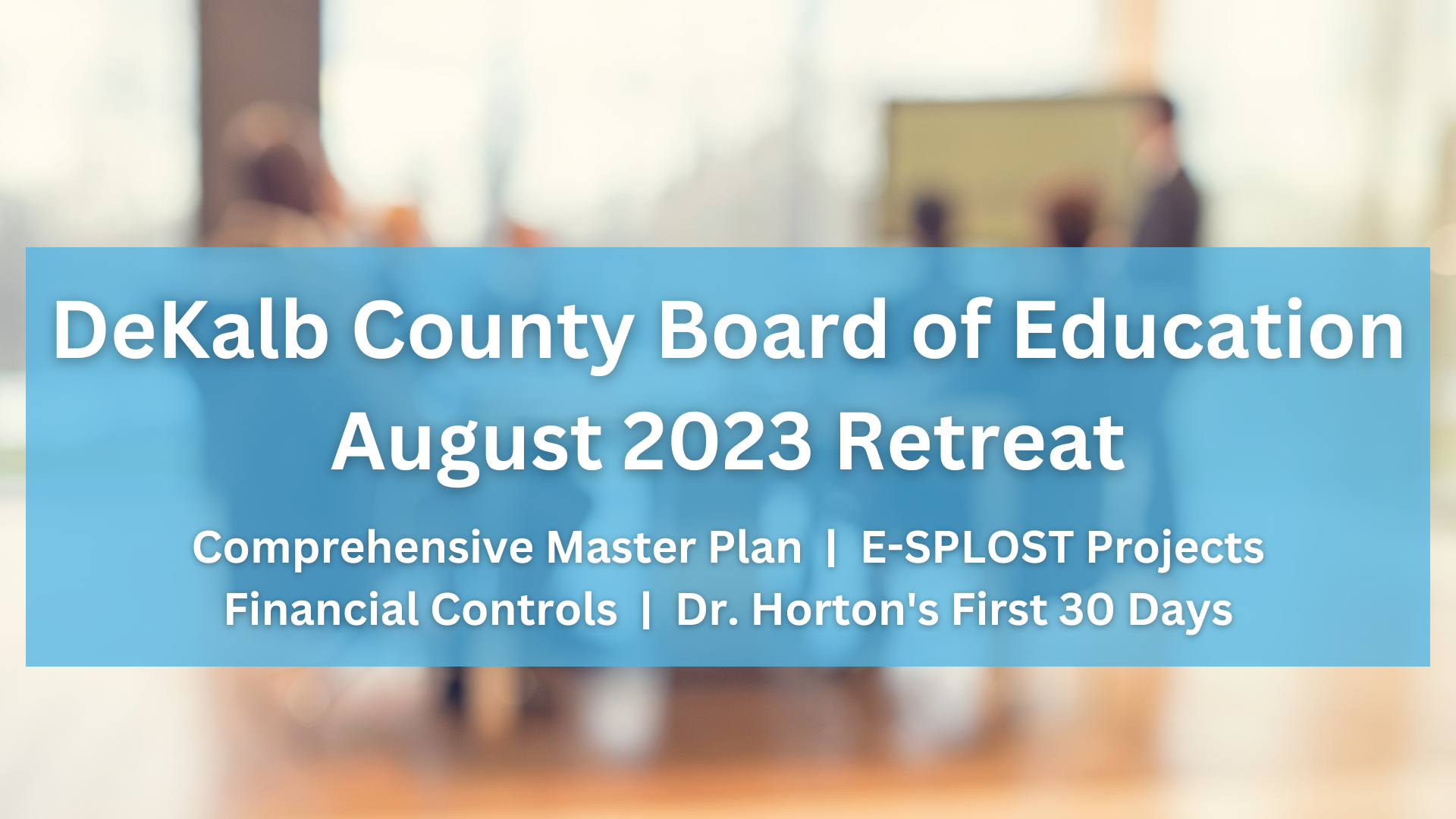 board of education 2023 retreat