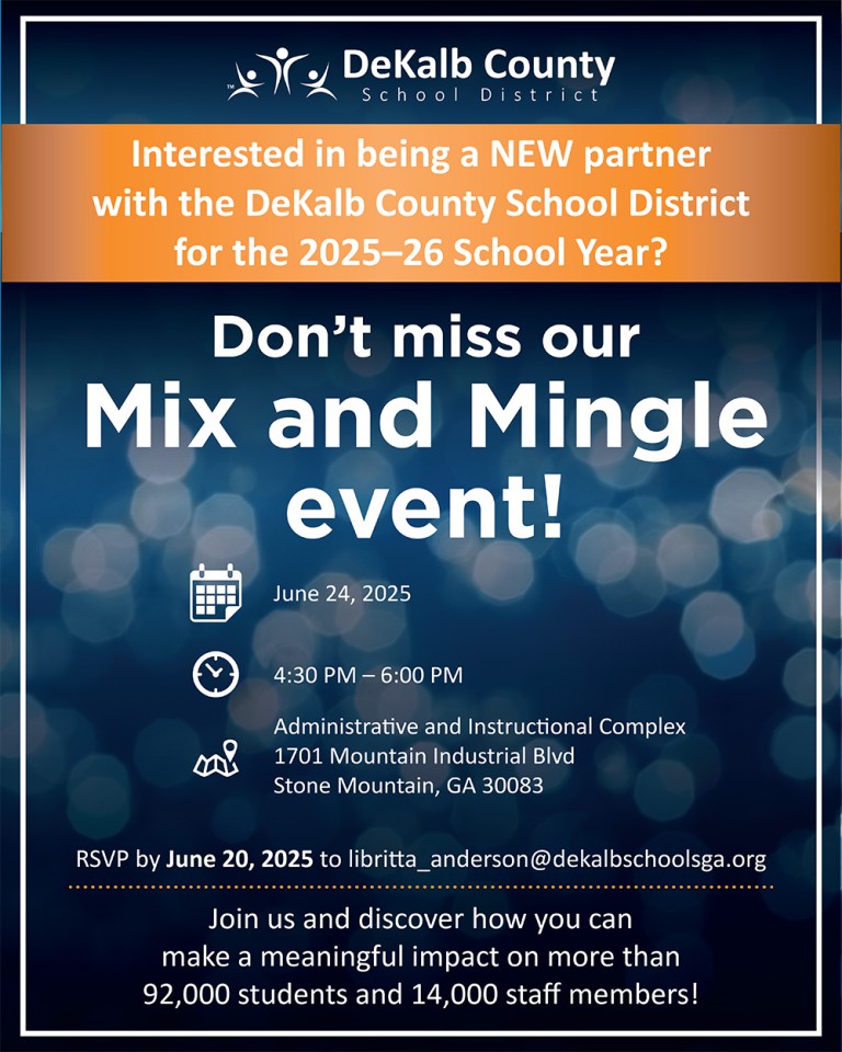 DCSD NEW Partners Summer Mix and Mingle DeKalb County School District
